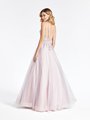 Val Stefani 3942RG beaded strappy open back tulle full A-line floor length gown with horsehair trim hem Val Stefani 3942RG beaded strappy open back tulle full A-line floor length gown with horsehair trim hem
